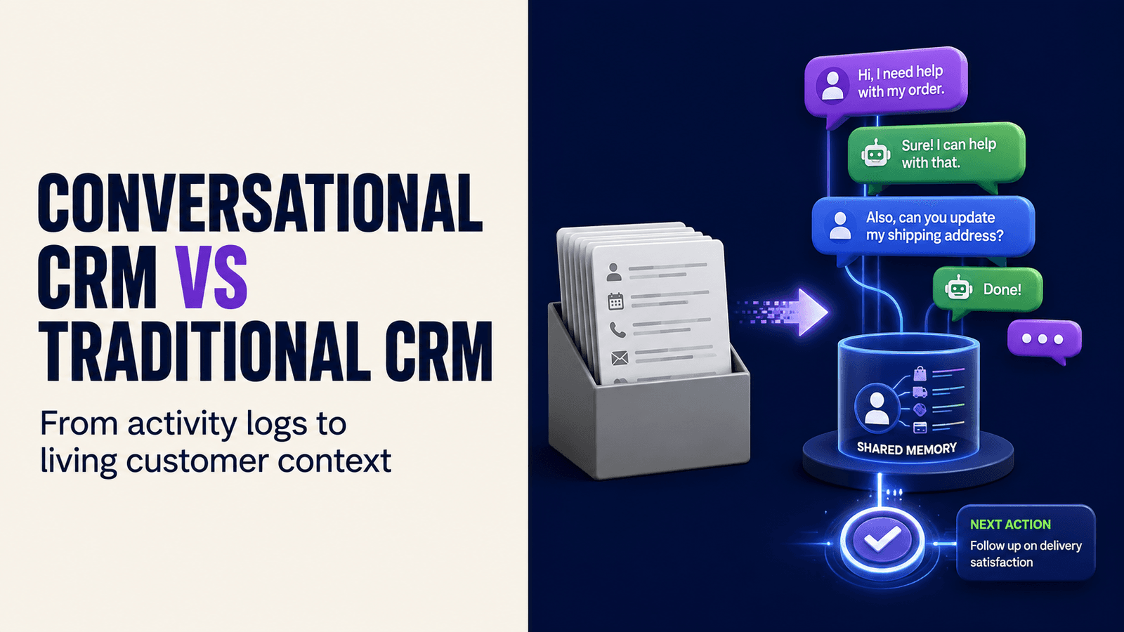 Conversational CRM vs Traditional CRM: What Changes?