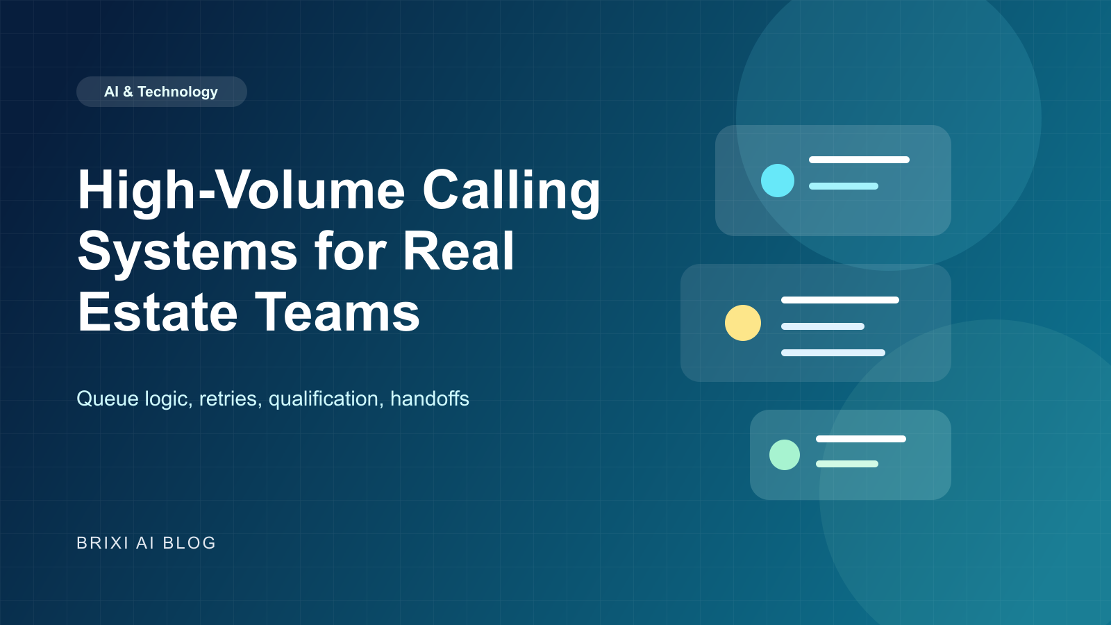 High-Volume Calling Systems for Real Estate Teams