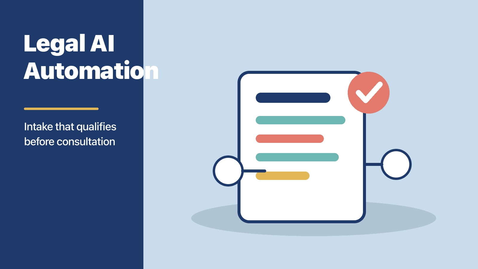 Legal AI Automation: Intake That Qualifies Before the First Consultation