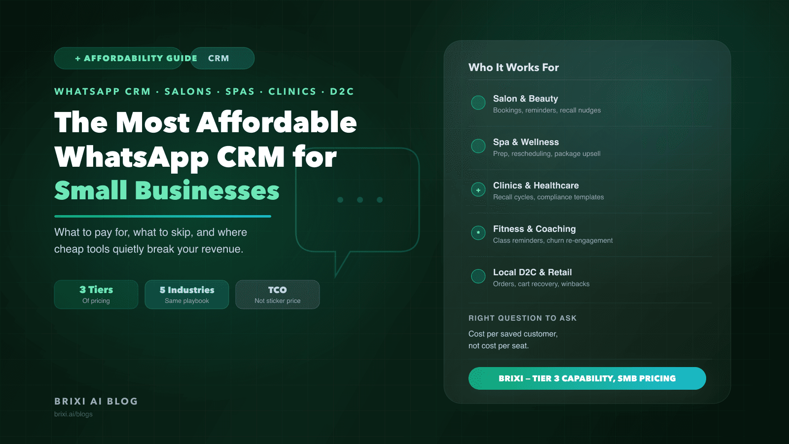 The Most Affordable WhatsApp CRM for Small Businesses: Salons, Spas, Clinics and Beyond