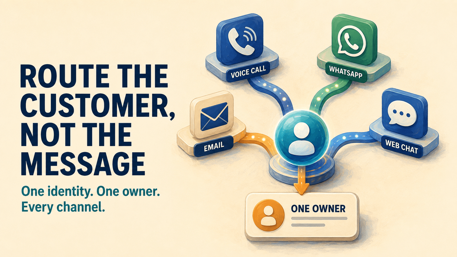 How to Route Leads Across WhatsApp, Voice, Email, and Chat