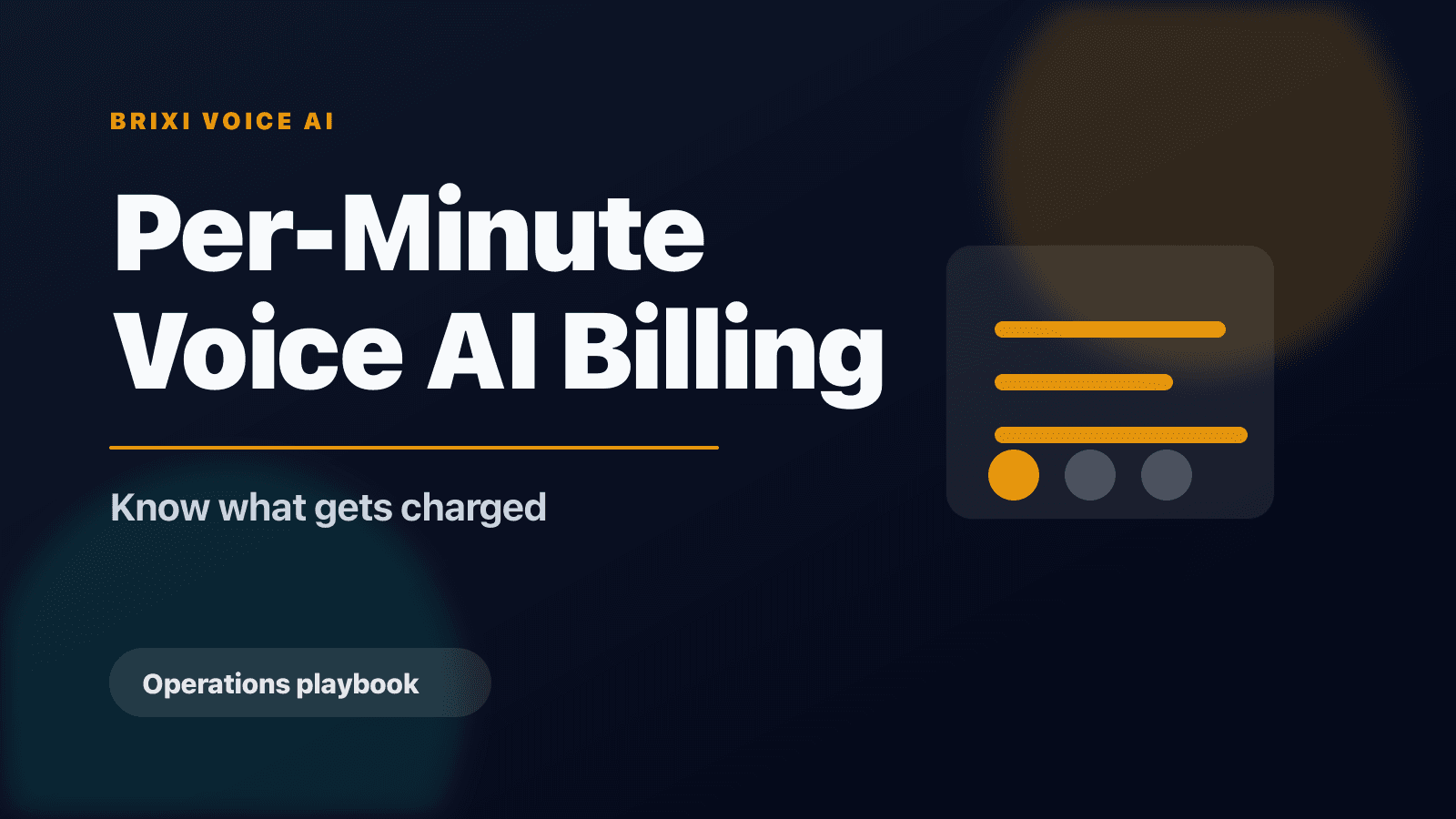 Per-Minute Billing for Voice AI: What Actually Gets Charged