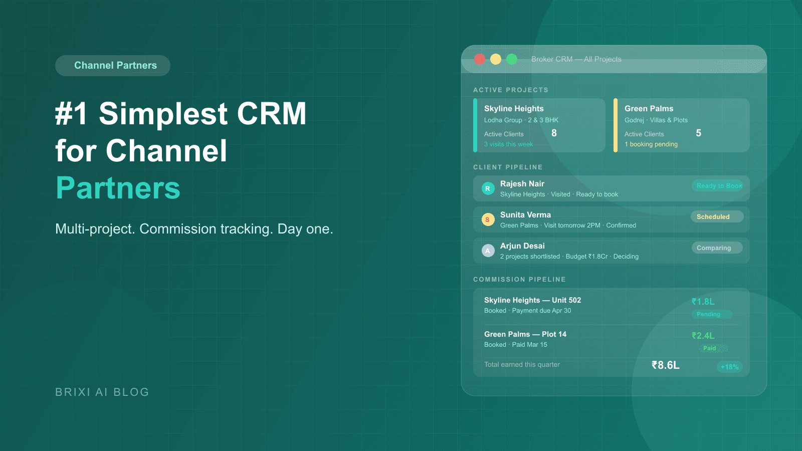 #1 Simplest Real Estate CRM for Channel Partners in 2025