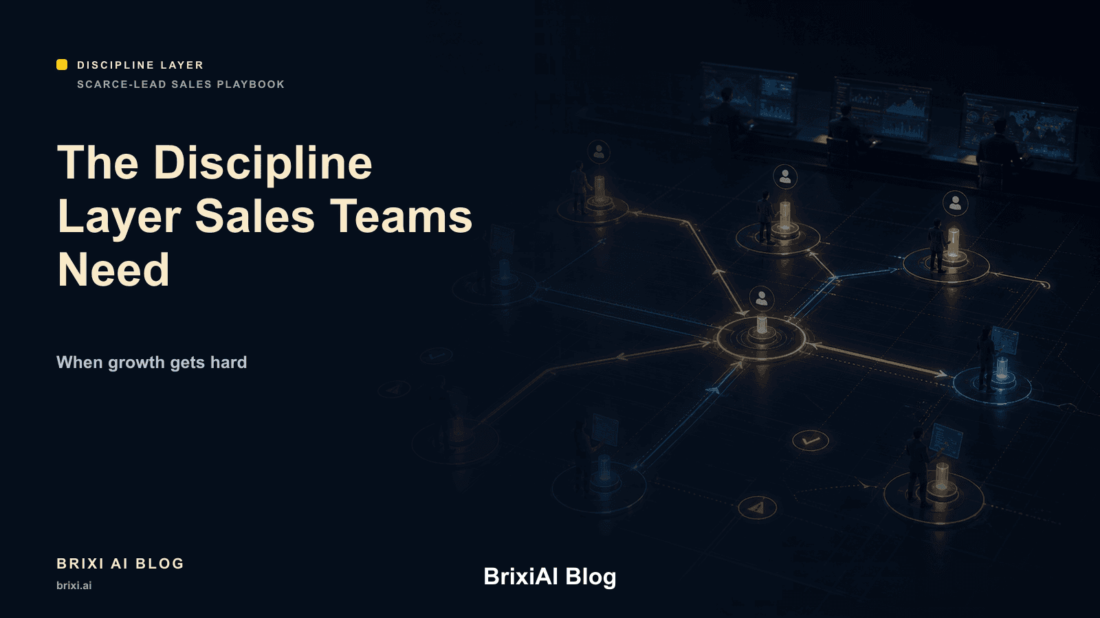 The Discipline Layer: What Sales Teams Need When Growth Gets Hard
