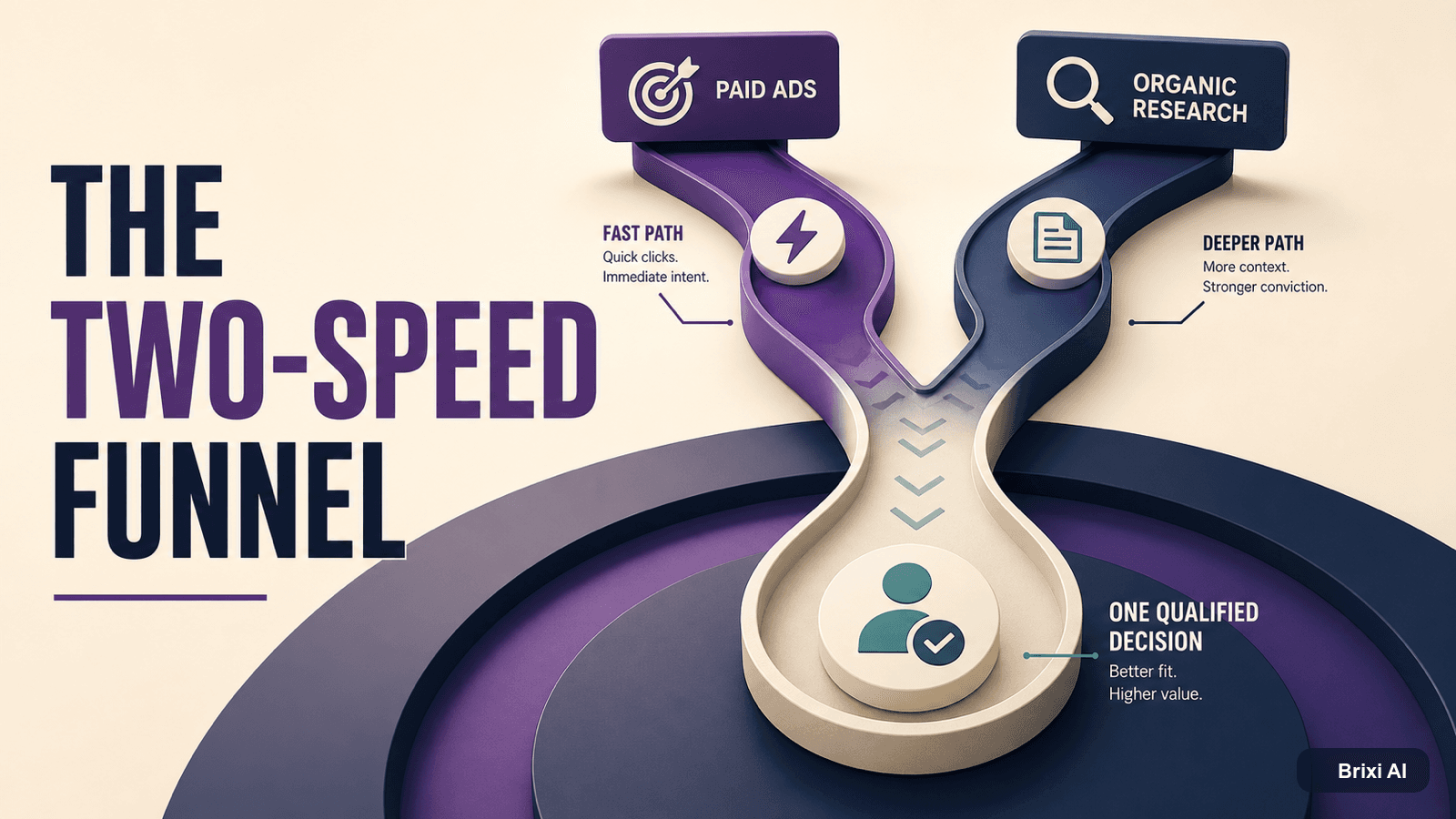 The Two-Speed Funnel: Paid and Organic Leads Need Different Journeys