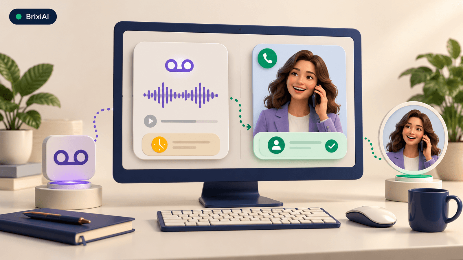 A Voicemail Answered the Call. Your AI Should Not Mark the Customer Reached.