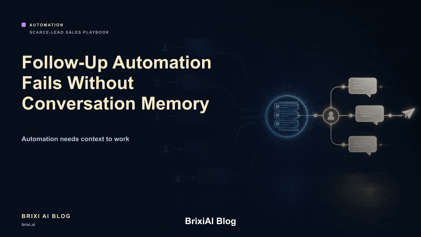 Why Follow-Up Automation Fails Without Conversation Memory