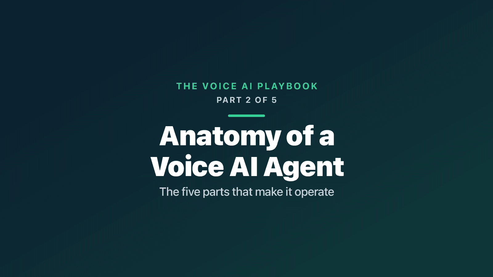 Anatomy of a Voice AI Agent That Actually Works