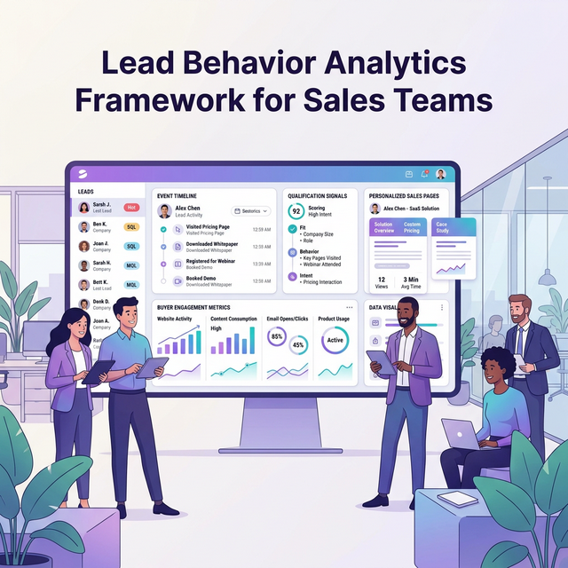 Lead Behavior Analytics Framework for Sales Teams